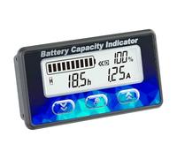 Runleader RL-BI050C Mini Moniteur Batterie avec Shunt 50A | Capacité Tension & Compteur Horaire pour DC 12V 24V 36V 48V LiFePO4 AGM GEL Plomb Acide Trojan Lithium Camping-Car Golf