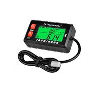 Runleader RL-HM032-BT Le tachymètre Bluetooth fonctionne avec une batterie remplaçable et une alimentation DC 12V.