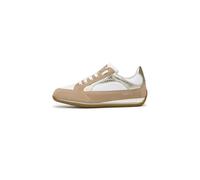 RUNLO Flash Velvet Suede/Nylon/Met.Printed Viper Cappuccino-Whit