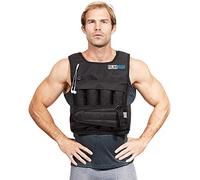 RUNmax rf20nop Run Fast Gilet lesté de 5,4 à 63,5 kg (sans épaulettes, 9,1 kg), noir
