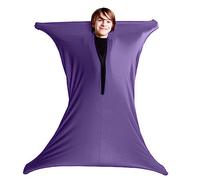 Runmeihe Chaussettes sensorielles extensibles pour enfants, 101,6 x 68,6 cm, pour soulager le stress des enfants atteints d'autisme et d'anxiété, violet, Height 140-160CM