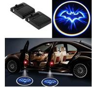 Runmenb*2 pcs Sans Fil Porte De Voiture Led Bienvenue Laser Projecteur Logo Ghost Ombre Lumière Batman