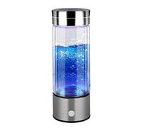 RUNMIND Bouteille d'eau à hydrogène avec technologie PEM et SPE, jusqu'à 1600 PPB, générateur d'eau hydrogène portable, nouvelle technologie ioniseur d'eau en verre