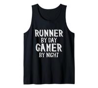 Runner by Day Gamer by Nigh Distance Marathon Running Gear Débardeur