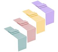 Runner de Table 108 Pouces de Long, 4pcs Soft Glossy Smooth Satin Table Runner, Nappeurs Pastel imperméables résistants aux Taches pour la fête d'anniversaire, Banquet, Mariage