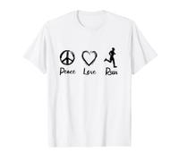 Runner Love Athlete Triathlon T-Shirt Graphique avec Valeur
