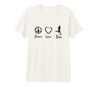 Runner Love Athlete Triathlon T-Shirt Haut de Gamme