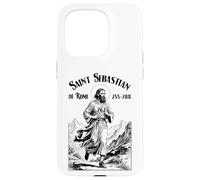 Runner Running Patron Saint Sebastian Run Vintage Marathon Coque pour iPhone 15 Pro