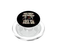 Runner Try to Pass Me Cross Country Trail PopSockets PopGrip pour MagSafe