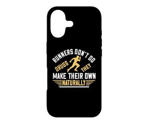 Runners Don't Do Drugs They Make Their Own Naturally Runner Coque pour iPhone 17