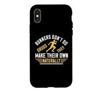 Runners Don't Do Drugs They Make Their Own Naturally Runner Coque pour iPhone X/XS