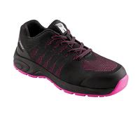 RUNNEX Femmes S1P-SécuritéitshalbChaussure GirlStar Noir/Rose EUR 35