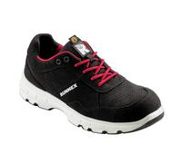 RUNNEX S1P-ESD-SécuritéitshalbChaussure FlexStar Noir/Rouge EUR 44