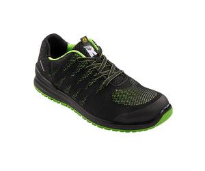 RUNNEX S1P-ESD-SécuritéitshalbChaussure SportStar Noir/Vert EUR 37