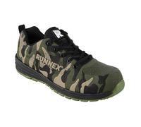 RUNNEX S3-Sécuritéitshalbchaussure SportStar Olive/Noir/Beige EUR 41