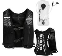 Running Backpack With Hydration Bladder Or Soft Hip Flask (Optional) Running Vest Ultralight Vest Universally Reflective Running Vest