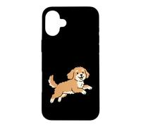 Running Cavapoo Dog Breed Mom Pet Lovers Owner Coque pour iPhone 16 Plus