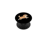 Running Cavapoo Dog Breed Mom Pet Lovers Owner PopSockets PopGrip Adhésif