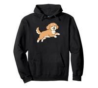 Running Cavapoo Dog Breed Mom Pet Lovers Owner Sweat à Capuche