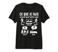 Running ce Que Je Fais Footing Course à Pied Coureur Humour T-Shirt Haut de Gamme