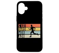 Running C'est dans Mon adn Course à Pied Coureur Marathonien Coque pour iPhone 16 Plus
