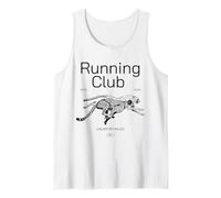 Running Club Cheetah Graphique Vintage Course à Pied Sport Débardeur