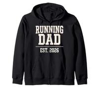 Running Dad Est 2026 Chemin de Marathon pour la fête des pères Sweat à Capuche
