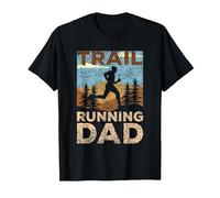 Running Dad Runner Runner Run Trails Pater Daddy Papa Papa T-Shirt, Homme, Noir, M