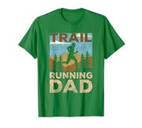 Running Dad Runner Runner Run Trails Pater Daddy Papa Papa T-Shirt, Homme, Vert Kelly, XXL
