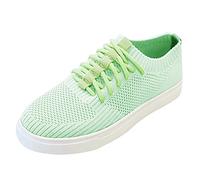 Running Gentlemen Bottes décontractées en tricot respirant pour femme, vert, 42 EU