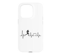 Running Girl Heart Beat Runner pour Femmes et Filles Qui Aiment Courir Coque pour iPhone 15 Pro