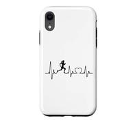 Running Girl Heart Beat Runner pour Femmes et Filles Qui Aiment Courir Coque pour iPhone XR