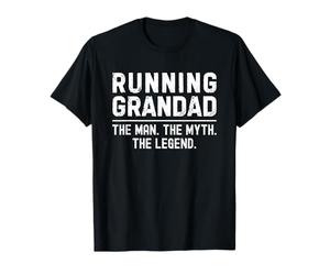 Running Grandad Man Myth Legend Marathon Ultra Runner T-Shirt