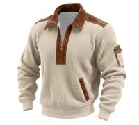Running Homme Chaud Veste Longue Long sans Capuche Taille Mi Saison Coupe Froid Travail Grande Legere Sweat Polaire Homme d'hiver Grosse Mode Pull One Piece XXL
