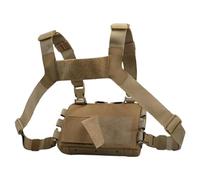 Running Hydration Chest Pack for Men - Adjustable Waterproof Vest with Bottle Holder for Fitness & Trail Running | Lightweight Outdoor Gear for Hiking, Cycling & Adventure Training