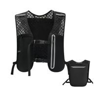 Running Hydration Vest, Adjustable Lightweight Water Pack, Secure Bladder Non-Slip Phone Holder Chest Gear, Breathable Reflective Design for Women Hiking Cycling Marathons Race