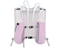 Running Hydration Vest, Ajustable Lightweight Water Pack, Secure Bladder Non-Slip Phone Holder Chest Gear, Breathable Reflective Design for Women Hiking Cycling Marathons Race