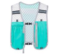 Running Hydration Vest, Lightweight Phone Holder Chest Pack with Bottle | Breathable Honeycomb Mesh, Adjustable Chest And Waist Straps, Multiple Pockets, Reflective Detail