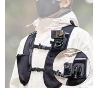 Running Hydration Vest with Action Camera Mount Compatible with GoPro Hero 13, 12, 11, 10, 9, 8, 7, (2018), 6 5, Hero Black, Session, Xiaomi Yi, SJCAM, Campark and DJI Osmo