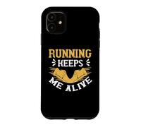 Running Keeps Me Alive Runner Life Jogging for Men Women Coque pour iPhone 11