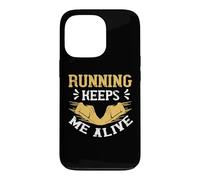 Running Keeps Me Alive Runner Life Jogging for Men Women Coque pour iPhone 13 Pro