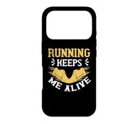 Running Keeps Me Alive Runner Life Jogging for Men Women Coque pour iPhone 17 Pro