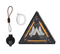 Running Lights for Runners, Magnetic Triangle Bike Tail Light 2.48x2.13x0.94 inches, USB Rechargeable LED Safety Flasher with Clip Mount, Night Visibility Gear for Hiking Camping Jogging Commuting