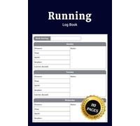 Running Log Book: Simple Journal to Track Daily and Weekly Runs Distance Speed Time Goals and Progress for Beginners and Experienced Runners Gift Idea