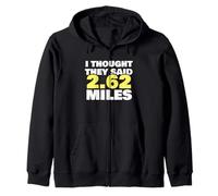 Running Marathon Motivation They Said 2.62 Miles Sweat à Capuche