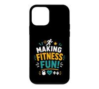 Running Motivation Healthy Lifestyle Making Fitness Fun Coque pour iPhone 12 Mini