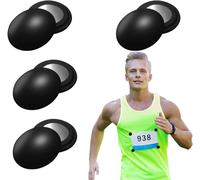 Running Number Mount,Race Number Magnets,Running Magnet Number Holder,Back Door Magnets,Suitable For Starting Numbers Or Other Small Objects,4 Pieces,Black