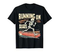 Running on Bare Bones Coureur Squelette Nuit T-Shirt
