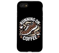 Running on Coffee Caffeine Runner Expresso Jogging Coque pour iPhone SE (2020) / 7/8