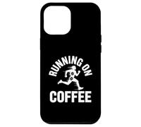 Running on Coffee Runner Caféine Jogging Humour Coque pour iPhone 12 Pro Max